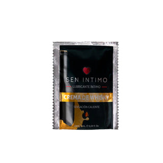 LUBRICANTE COMESTIBLE SEN INTIMO CREMA DE WHISHY CALOR 7ML