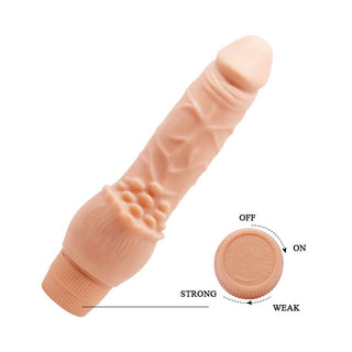 VIBRADOR REALISTICO A PILA REALISTICO BARBARA 7.6