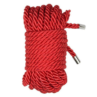 CUERDA BDSM SHIBARI 10 METROS COLOR ROJA