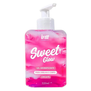 CREMA HIDRATANTE  CON AROMA A CHICLE INTT SWEET GLOW 320ML.