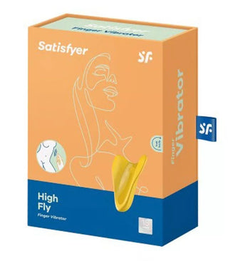 VIBRADOR ESTIMULADOR SATISFYER HIGH FLY AMARILLO