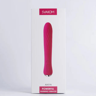 VIBRADOR CON SENSACION DE CALOR SVAKOM ANYA