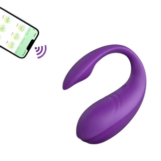 VIBRADOR ESTIMULADOR CON APP TIBBY MORADO