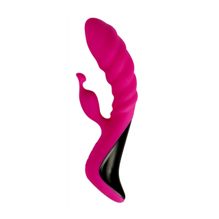 VIBRADOR CON ESTIMULADOR RECARGABLE CONEJO TRIGGER