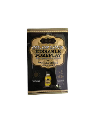 SACHET ACEITE EFECTO CALOR ESTIMULANTE DEL AMOR VAINILLA 3ML