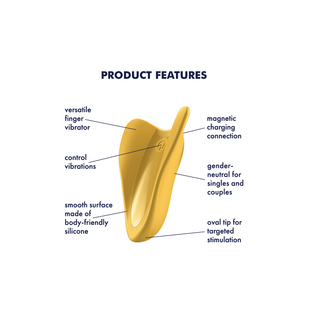 VIBRADOR ESTIMULADOR SATISFYER HIGH FLY AMARILLO