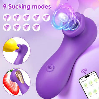 SUCCIONADOR RECARGABLE CON APP MORADO OBLINA