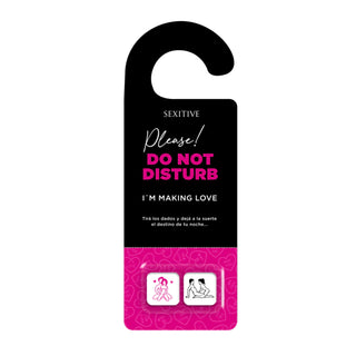 JUEGO DE DADOS DE PREVIA Y POSICION SEXITIVE DO NOT DISTURB