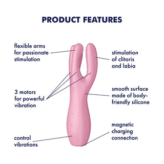 VIBRADOR ESTIMULADOR SATISFYER THREESOME 3