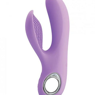 VIBRADOR CON ESTIMULADOR RECARGABLE PRETTY LOVE CANROL