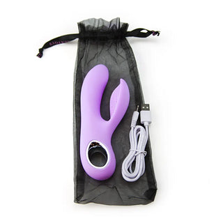 VIBRADOR CON ESTIMULADOR RECARGABLE PRETTY LOVE CANROL