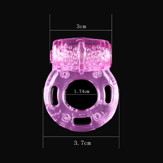 MINI ANILLO VIBRADOR RETARDANTE DESECHABLE JELLY