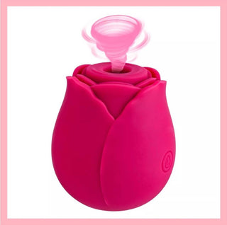 VIBRADOR SUCCIONADOR ROSA