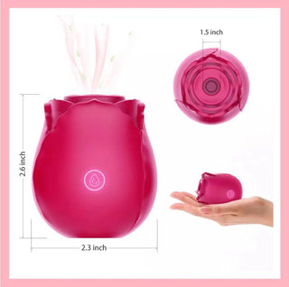 VIBRADOR SUCCIONADOR ROSA