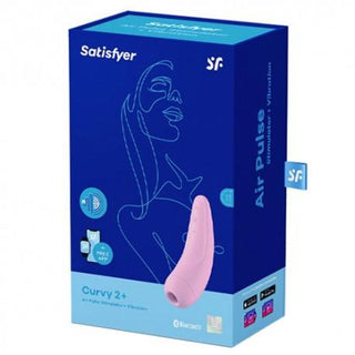 ESTIMULADOR DE CLITORIS Y VIBRADOR CON APP CURVY 2+ SATISFYER