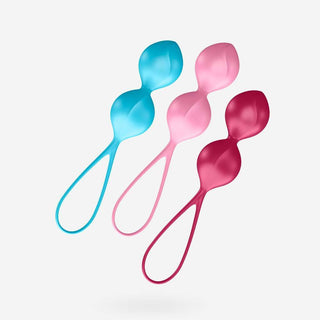 BOLAS CHINAS DE SILICONA SATISFYER V BALLS DOBLES (SET DE 3)