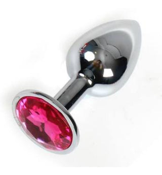 PLUG ANAL DE ACERO TALLA S FUCSIA