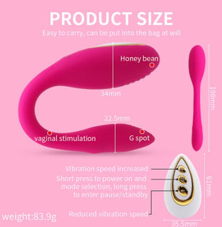 VIBRADOR ESTIMULADOR CON CONTROL GUSTAVO