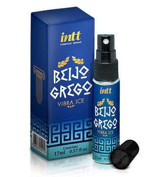 GEL ANAL PARA BESO NEGRO SENSACION VIBRANTE EFECTO FRIO INTT BEIJO GRIEGO 17ML.