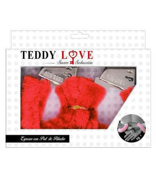 ESPOSAS BDSM ROJAS DE PELUCHE TEDDY LOVE