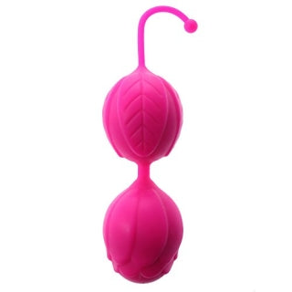 BOLAS CHINAS DE SILICONA SEXY SOFT FLOWER BALLS FUCSIA