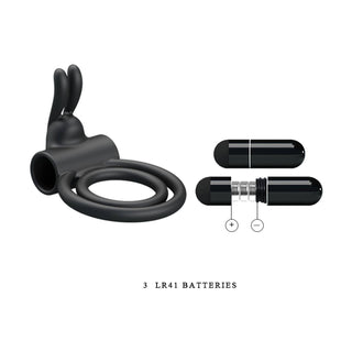 ANILLO VIBRADOR CON ESTIMULADOR PRETTY LOVE OSMOND