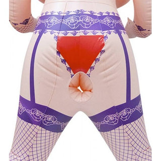 MUÑECA INFLABLE NATALIA PECHOS PLACENTEROS, 3 ORIFICIOS DE PENETRACIÓN.