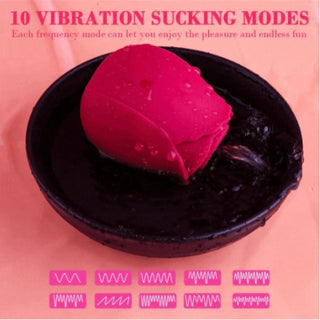 VIBRADOR SUCCIONADOR ROSA