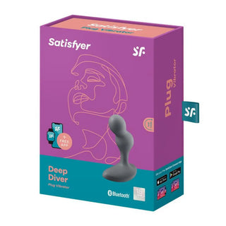 PLUG ANAL VIBRADOR CON APP SATISFYER DEEP DIVER