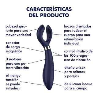 VIBRADOR ESTIMULADOR SATISFYER ENDLESS FUN