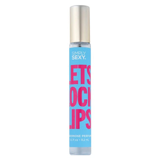 PERFUME SIMPLY SEXY CON FEROMONAS " CERREMOS LOS LABIOS "