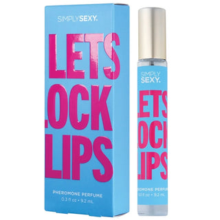 PERFUME SIMPLY SEXY CON FEROMONAS " CERREMOS LOS LABIOS "