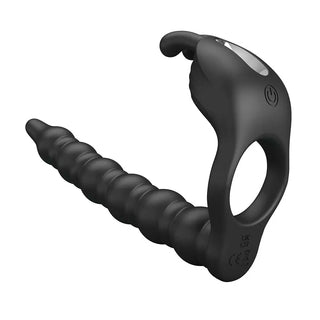 ANILLO VIBRADOR DOBLE PENETRACION BLACKNEY Touchme