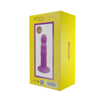 DILDO VIBRADOR HITSENS 3 VIBE PURPLE RECARGABLE 18,2 Touchme