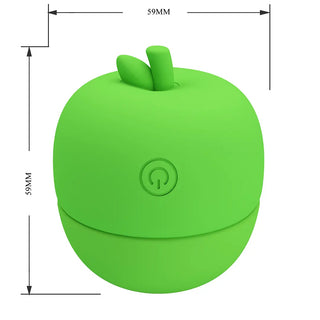 VIBRADOR MASAJEADOR SECRETO MANZANA VERDE