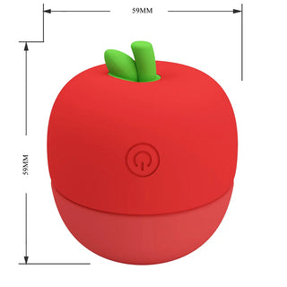 VIBRADOR MASAJEADOR SECRETO MANZANA ROJA
