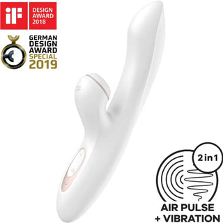 VIBRADOR / SUCCIONADOR PRO+ PUNTO G RABBIT