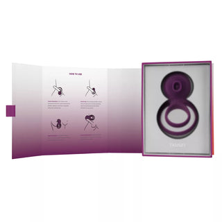 ANILLO VIBRADOR CON ESTIMULADOR DE CLITORIS SVAKOM TAMMY.