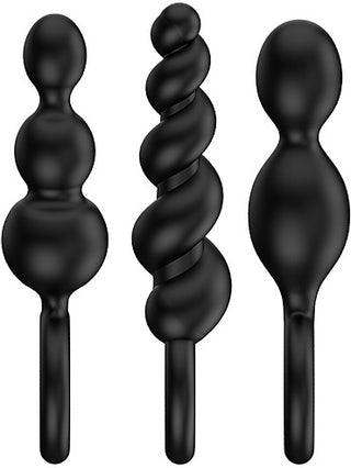 SET DE PLUG ANALES SATISFYER BOOTY CALL NEGRO