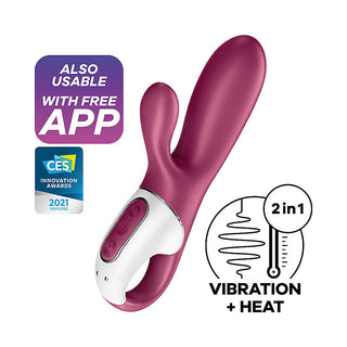 VIBRADOR CON APP ESTIMULADOR SATISFYER HOT BUNNY