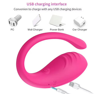 VIBRADOR ESTIMULADOR CON APP TIBBY FUSCIA