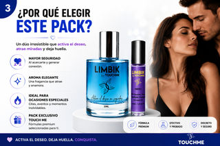 PACK ATRACCION FATAL  LIMBIK CABALLERO TOUCHME
