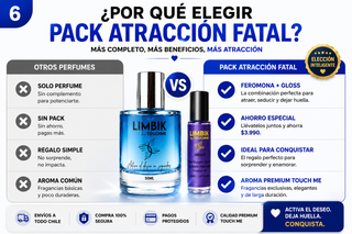 PACK ATRACCION FATAL  LIMBIK CABALLERO TOUCHME