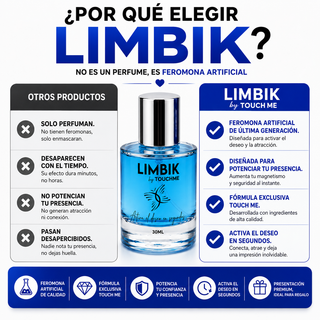 FEROMONAS SIN AROMA HOMBRE LIMBIK 30ML. TOUCHME