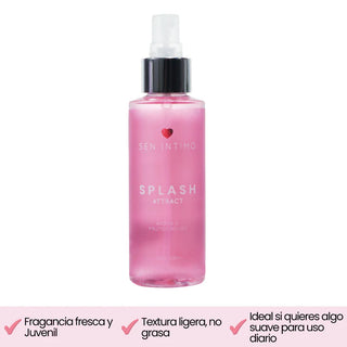 SPLASH CON FEROMONAS DE FRUTOS ROJOS SEN INTIMO 125ML.