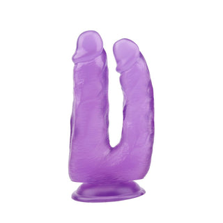 DILDO PARA DOBLE PENETRACION CHISA MORADO 18 CM