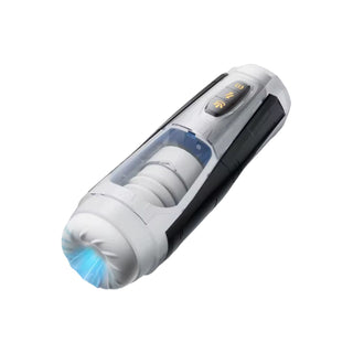 MASTURBADOR CON VIBRACION Y EMPUJE MECH WARRIORZ