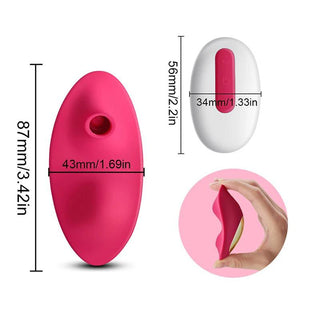 VIBRADOR Y SUCCIONADOR CON CONTROL DE PANTY SANDY