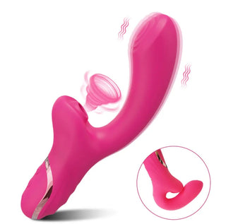 VIBRADOR CON SUCCIONADOR RODOLFO FUCSIA