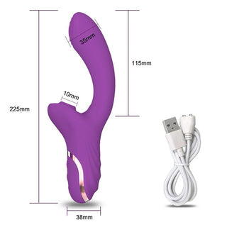 VIBRADOR CON SUCCIONADOR RODOLFO MORADO